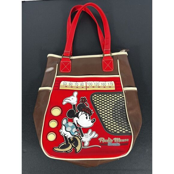 Disney Radio Mouse Minnie Large Shoulder‎ Bag Karactermania Barcelona Spain - Picture 2 of 16
